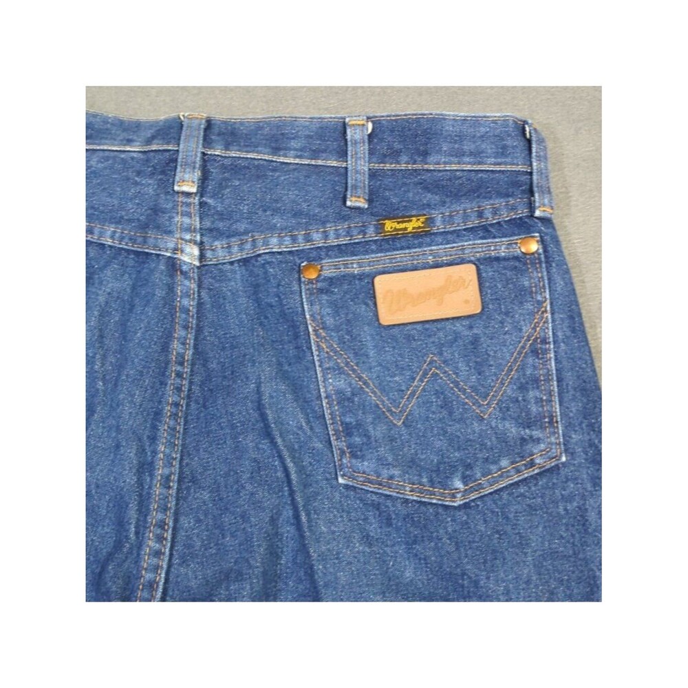 Wrangler VTG Jeans Men's 36x36 Fits 34x35 Blue 13MWZ Cowboy Cut Western USA Made